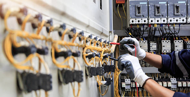 Professional Electrician technician working in Noroton, CT